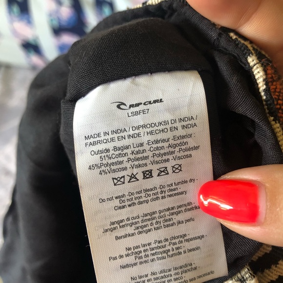 RipCurl Tribal embroidered over-sized beach tote - Picture 7 of 7